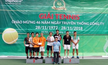 Tennis Traphaco Open Tournament 2018 to celebrates 46 years anniversary of company